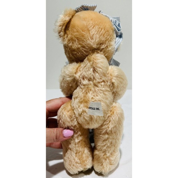 Vintage Effanbee Bear Essentials Cuddles Bear Plush 100% Mohair - Picture 5 of 11